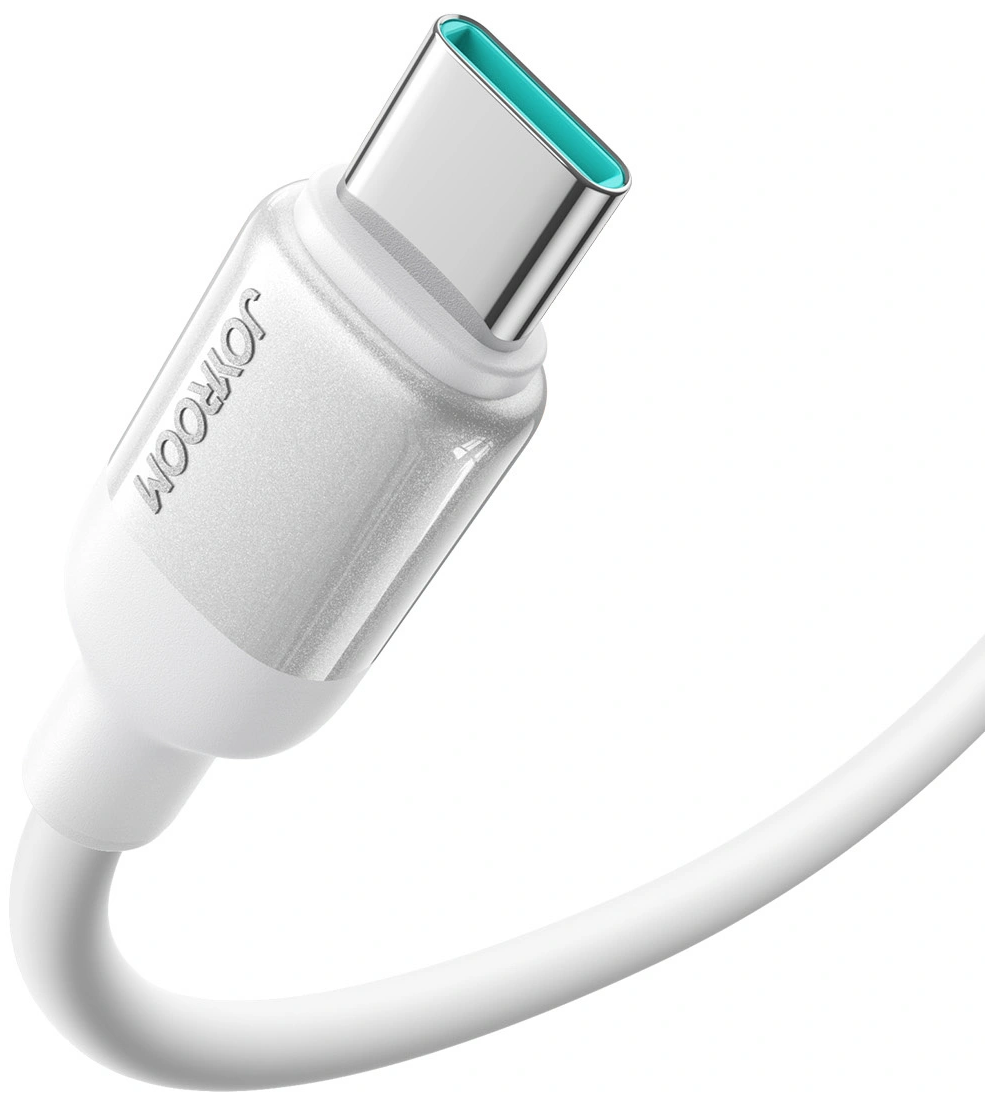 Cabo de Dados e Carregamento USB-C - USB-C Joyroom S-A62 Lively, 60W, 1,2m, Branco