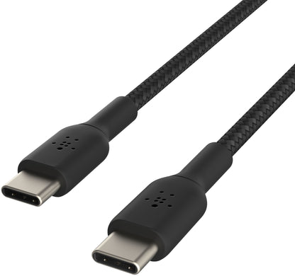 Cabo de Dados e Carregamento USB-C - USB-C Belkin BoostCharge Pro, 60W, 2m, Preto CAB004bt2MBK