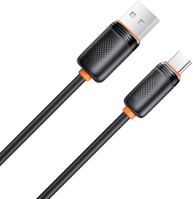 Cabo de Dados e Carregamento USB-A - USB-C XO Design NB302, 18W, 1m, Preto