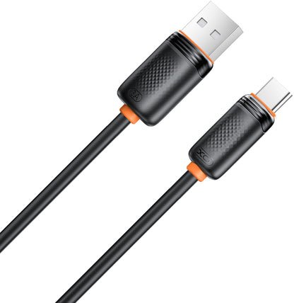 Cabo de Dados e Carregamento USB-A - USB-C XO Design NB302, 18W, 1m, Preto
