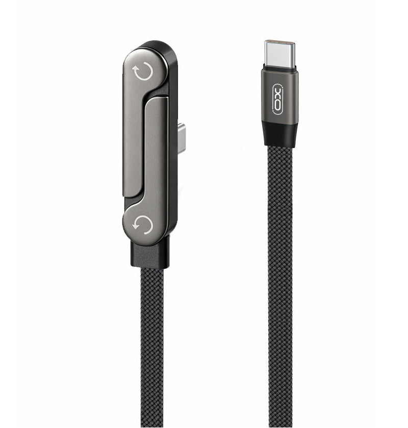 Cabo de Dados e Carregamento USB-C - USB-C XO Design NB-Q311, 240W, 1,5m, Preto