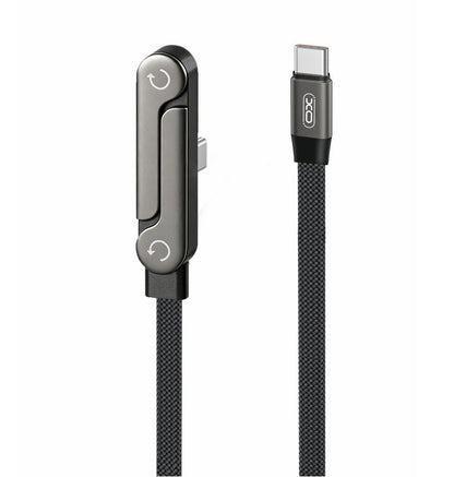 Cabo de Dados e Carregamento USB-C - USB-C XO Design NB-Q311, 240W, 1,5m, Preto