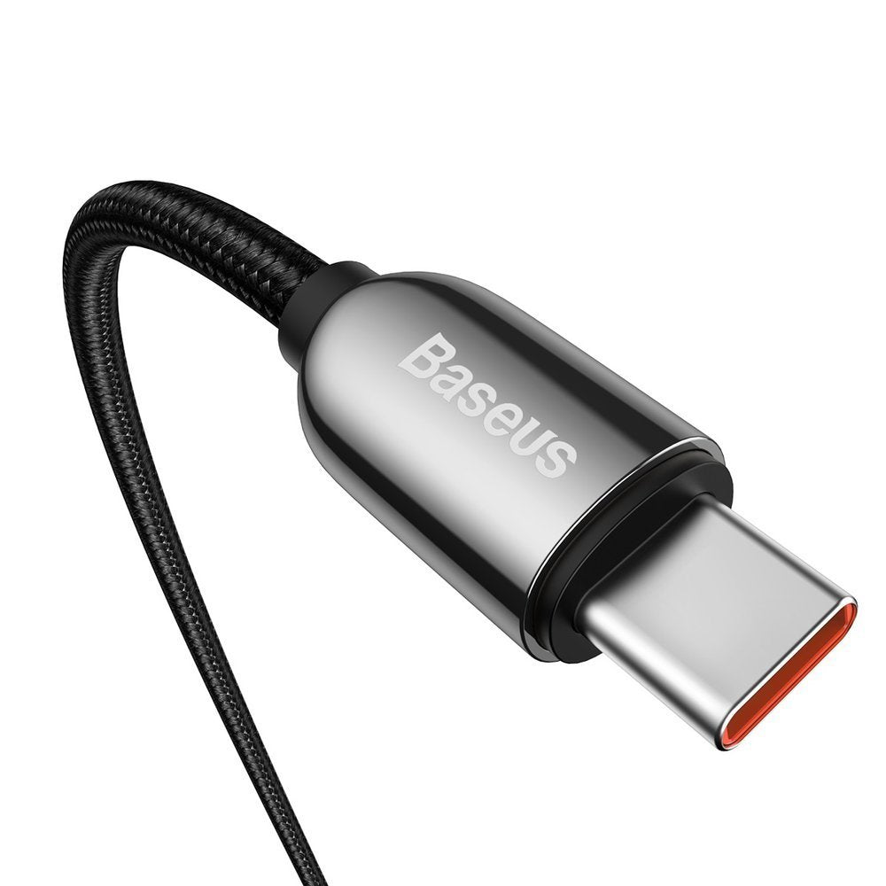 Cabo de carregamento e dados USB-C - ecrã USB-C Baseus, 100W, 1m, preto CATSK-B01