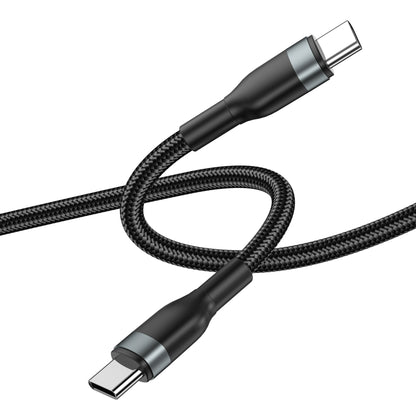 Cabo de carregamento e dados USB-C - USB-C WiWu Wi-C017, 100W, 1,2 m, preto 