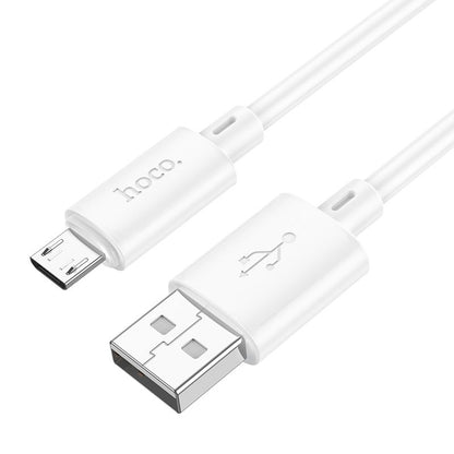 HOCO X88 Cabo de carregamento e dados USB-A - microUSB, 18W, 1m, branco 