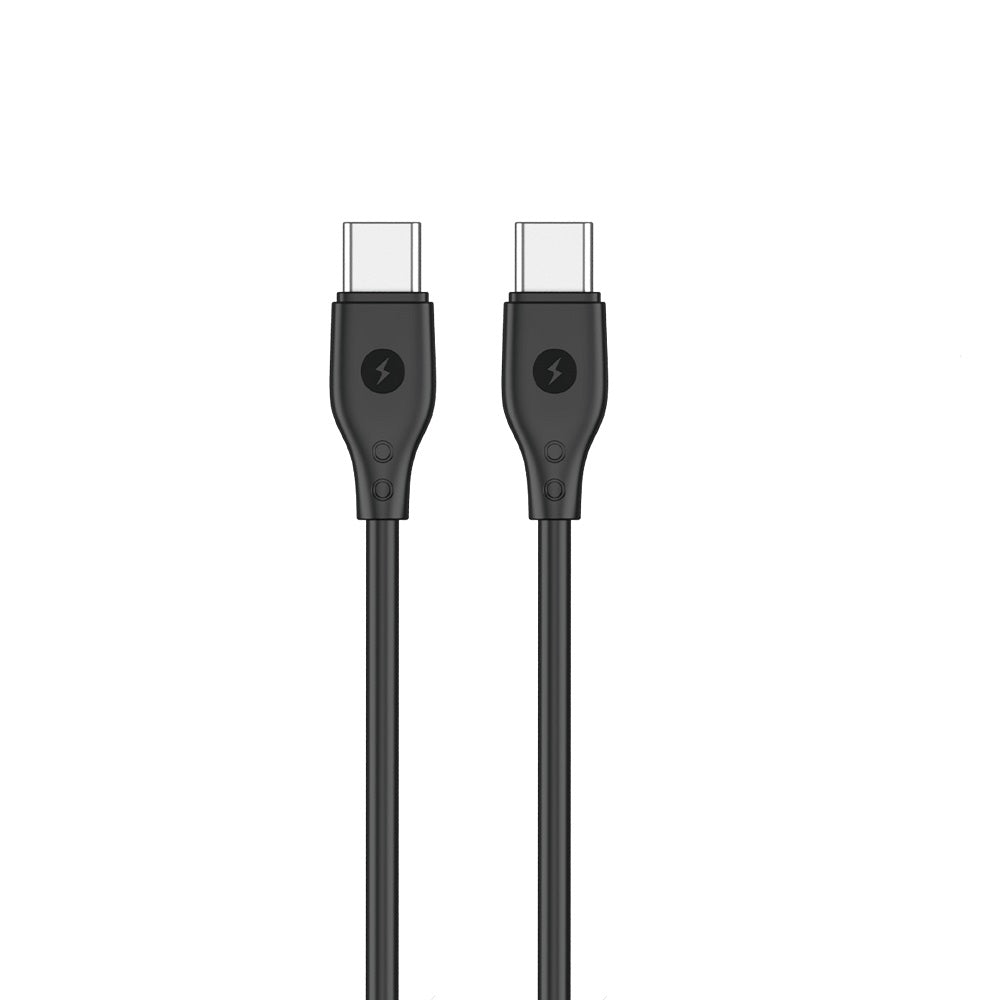 Cabo de carregamento e dados USB-C - USB-C WiWu Wi-C002, 67W, 1m, Preto 