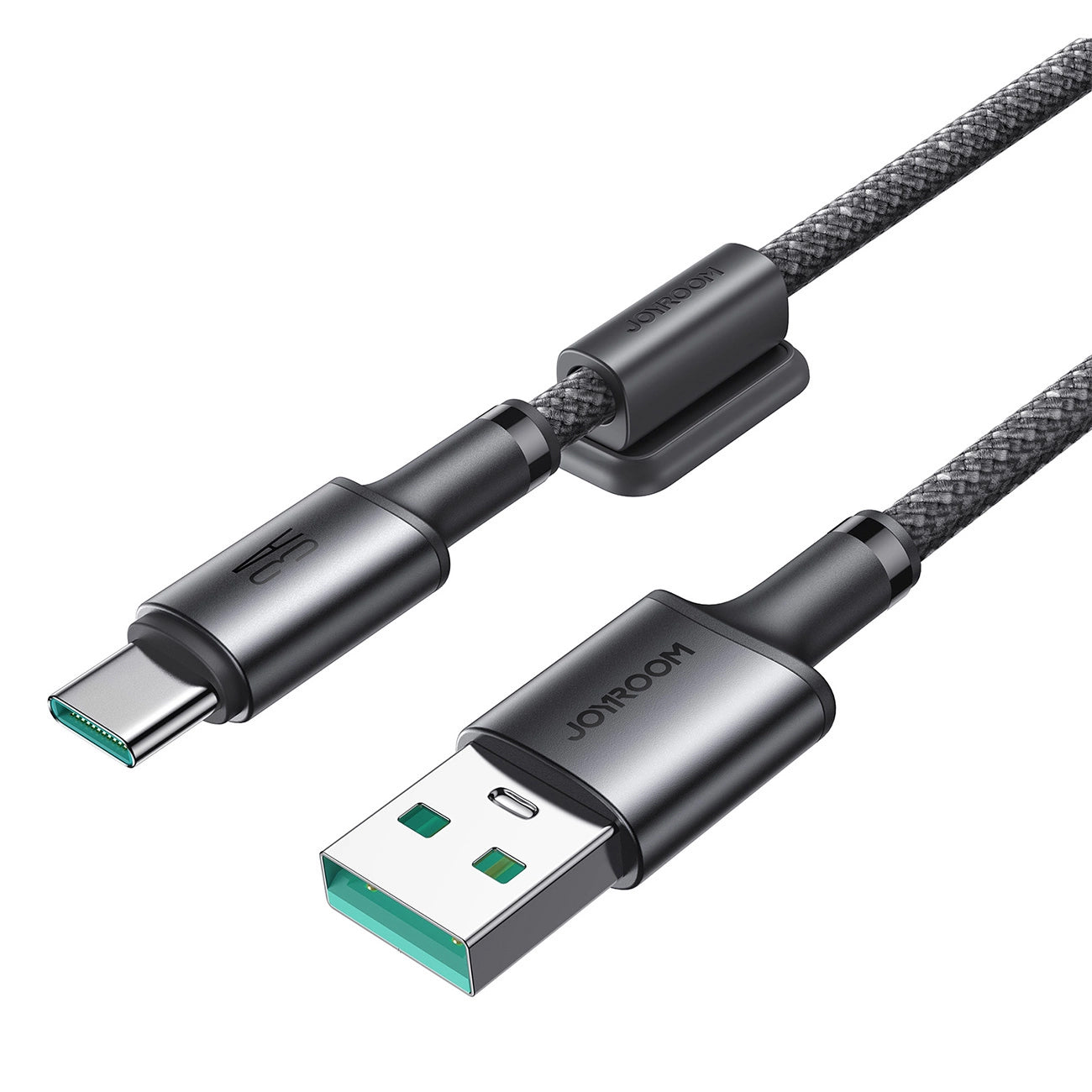Cabo de Dados e Carregamento USB-A - USB-C Joyroom S-A50, 60W, 1.2m, Cinzento