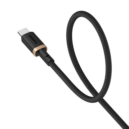 Cabo de Dados e Carregamento USB-A - USB-C Baseus Dura Series, 60W, 2m, Dourado P10377802U01-02