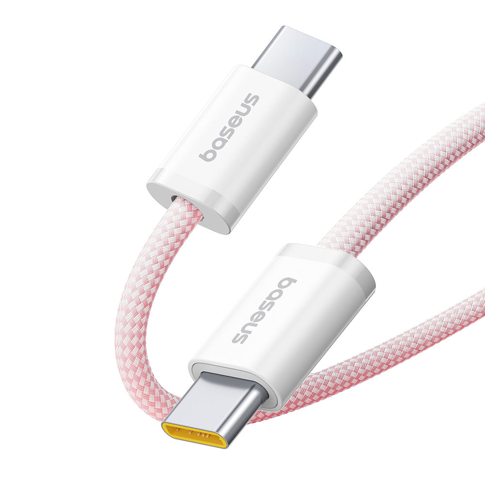 Cabo de Dados e Carregamento USB-C - USB-C Baseus Dynamic 4 Series, 100W, 1m, Rosa P10381400411-00