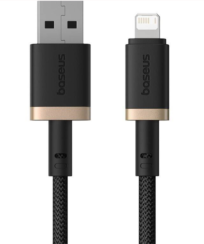 Cabo de Dados e Carregamento USB-A - Lightning Baseus Dura Series, 18W, 1m, Dourado P10377801U01-00