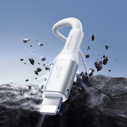 Cabo de Dados e Carregamento USB-A - Lightning Joyroom S-A28 Flash, 18W, 2m, Branco