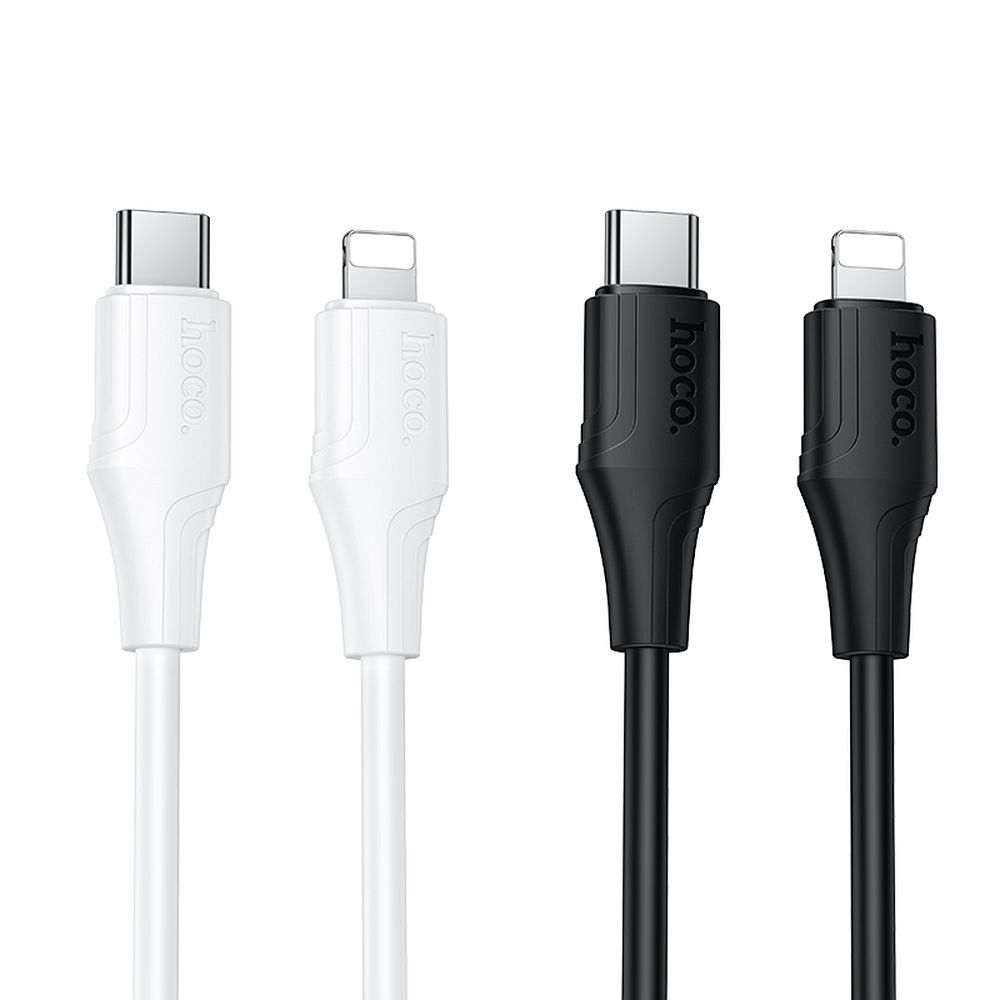 Cabo de Dados e Carregamento USB-C - Lightning HOCO X124, 27W, 1m, Preto