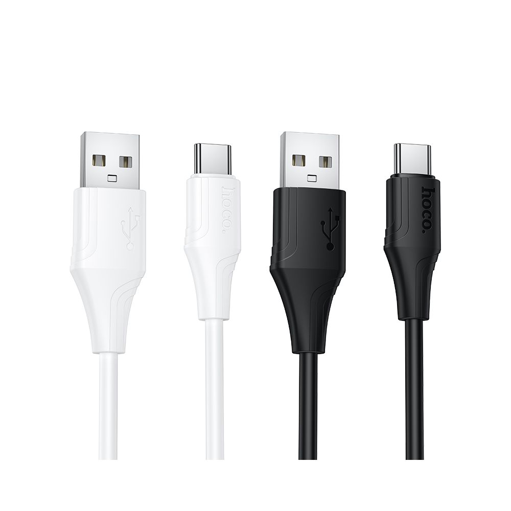 Cabo de Dados e Carregamento USB-A - USB-C HOCO X124, 18W, 1m, Preto