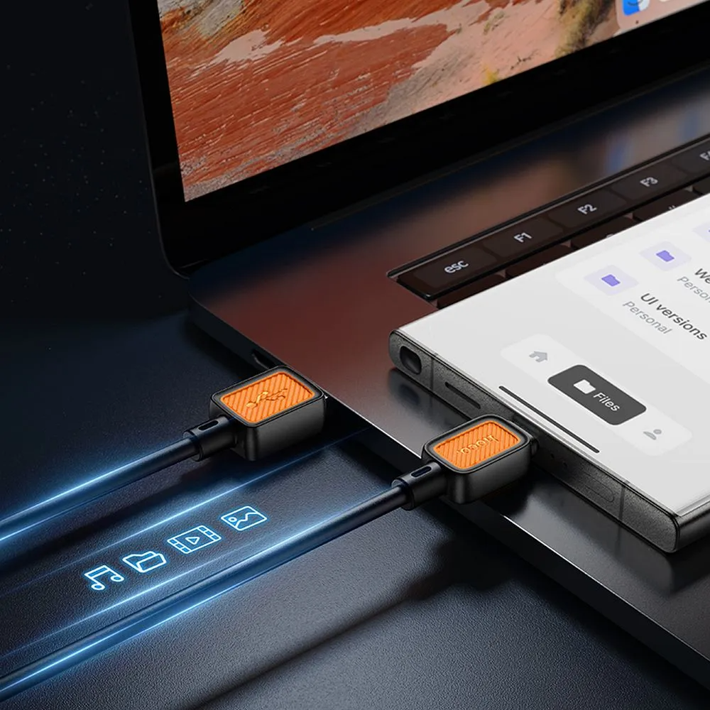 USB-A to USB-C Data and Charging Cable HOCO X108, 18W, 1m, Black