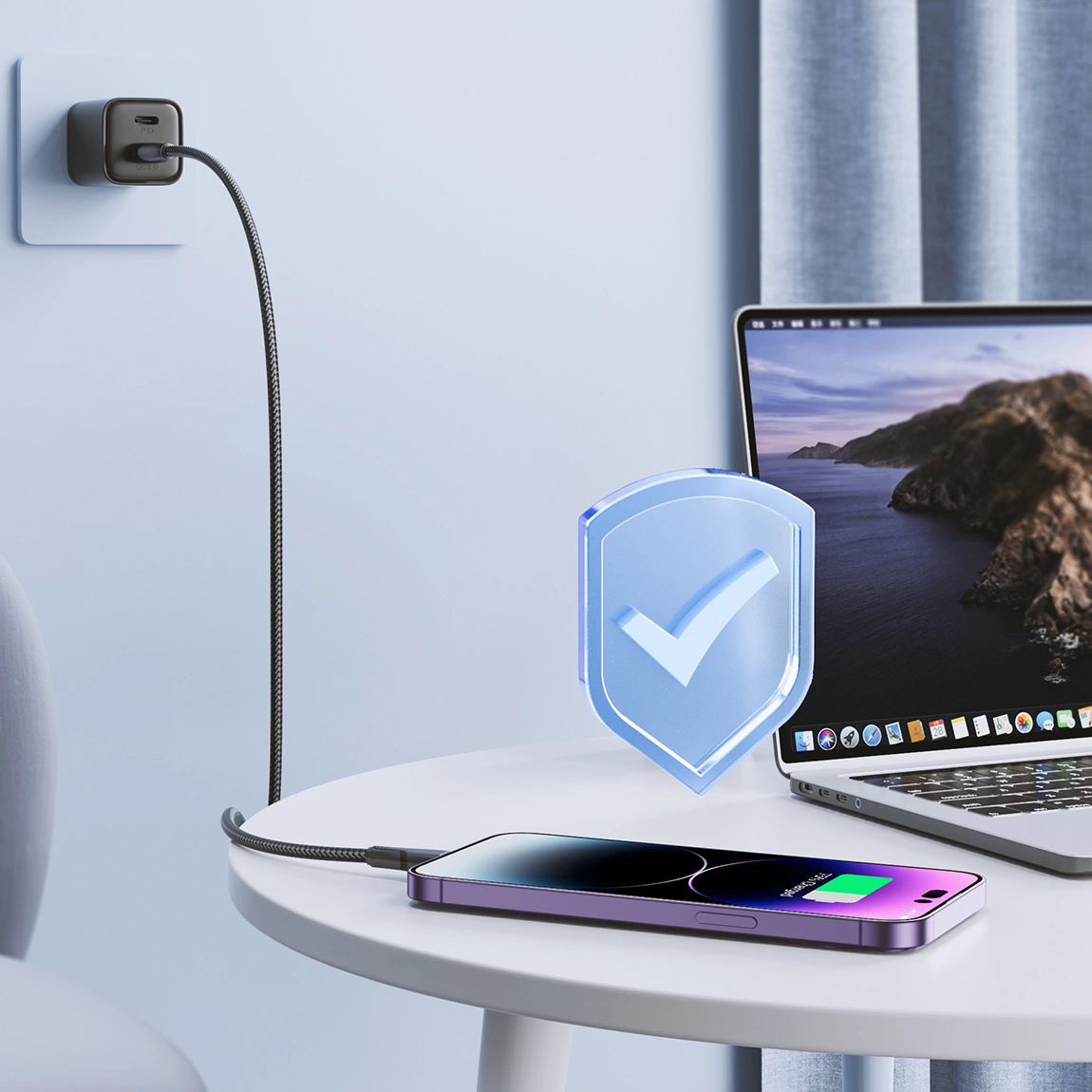 Cabo de Dados e Carregamento USB-A - Lightning Joyroom S-A11, 18W, 1.2m, Preto