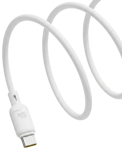 USB-C to USB-C Data and Charging Cable Baseus Silky, 100W, 1m, White P10377704213-00