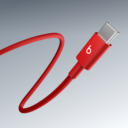 USB-C Data and Charging Cable - USB-C Beats, 1.5m, Red MDGF4ZM/A