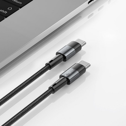 Cabo de Dados e Carregamento USB-C - USB-C Tech-Protect Ultraboost, 100W, 3m, Cinzento