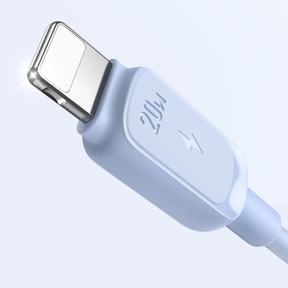 Cabo de Dados e Carregamento USB-C - Lightning Joyroom S-A14, 20W, 1,2m, Azul