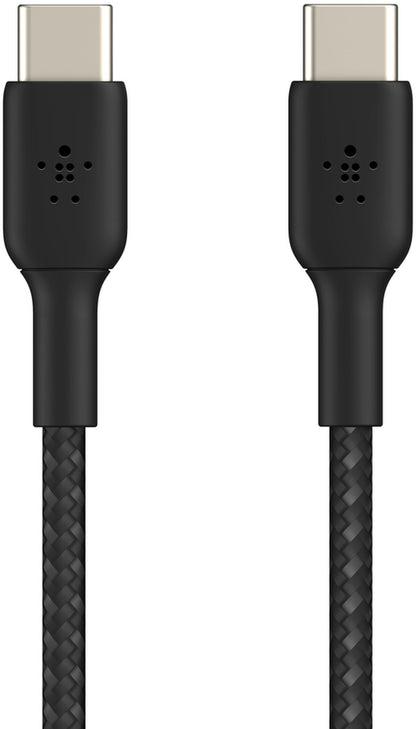 Cabo de Dados e Carregamento USB-C - USB-C Belkin BoostCharge Pro, 60W, 2m, Preto CAB004bt2MBK