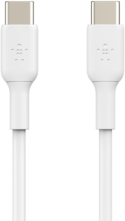 Cabo de Dados e Carregamento USB-C - USB-C Belkin BoostCharge, 60W, 2m, Branco CAB003bt2MWH