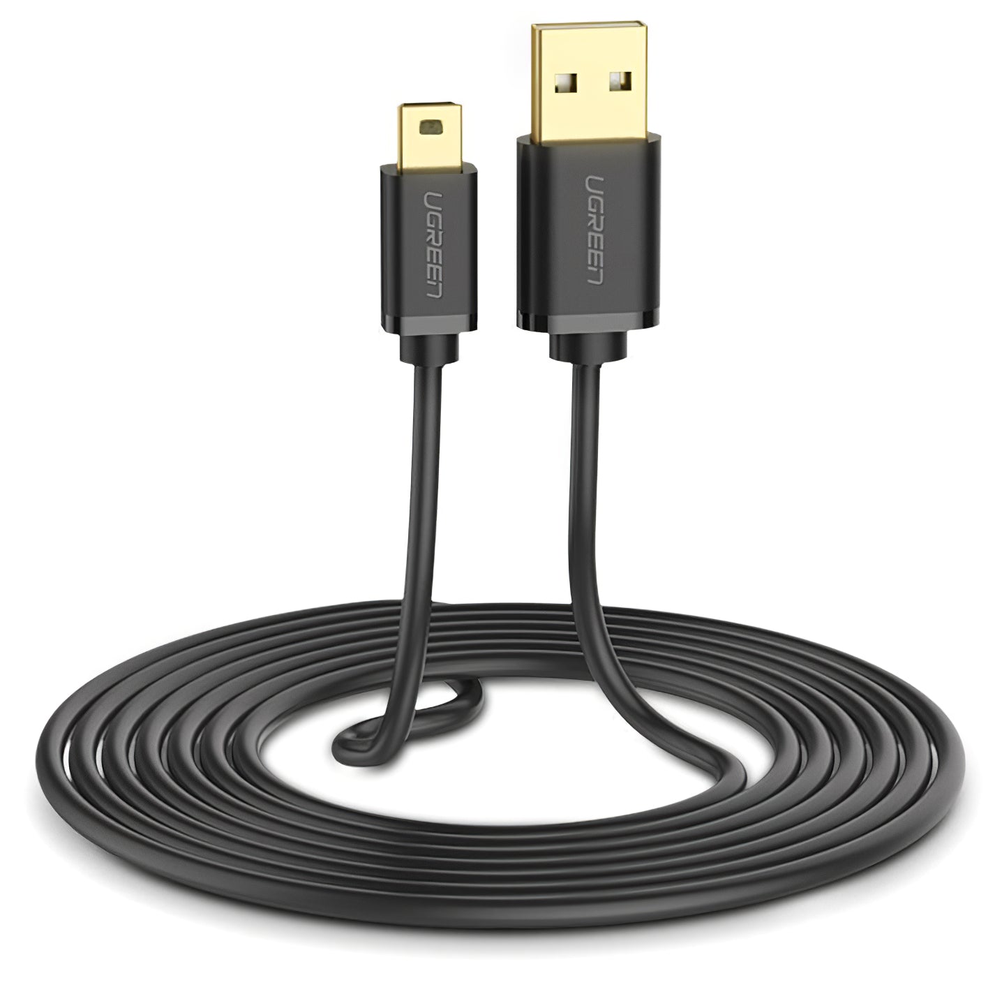 Cabo de Dados e Carregamento USB-A - miniUSB UGREEN US132, 2m, Preto