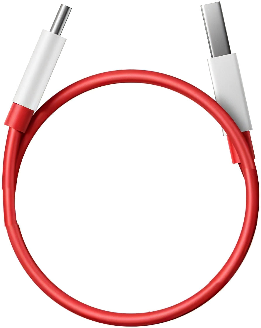 Cabo de carregamento e dados USB-A - USB-C OnePlus DL129, 100W, 1m, vermelho 5461100530