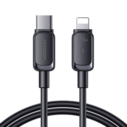 Cabo de Dados e Carregamento USB-C - Lightning Joyroom A14, 20W, 1.2m, Preto