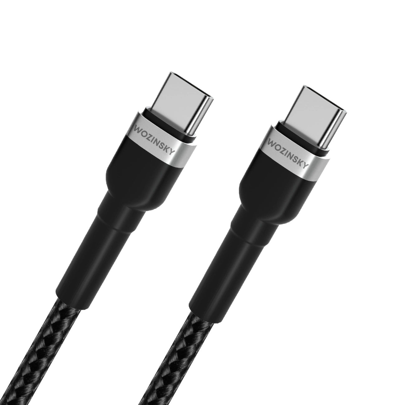 Cabo de Dados e Carregamento USB-C - USB-C WZK WNBCC2, 65W, 2m, Preto