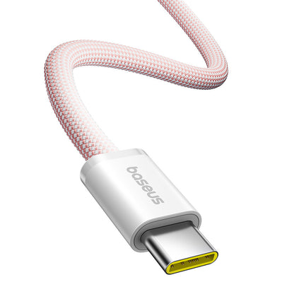 Cabo de Dados e Carregamento USB-C - USB-C Baseus Dynamic 4 Series, 100W, 1m, Rosa P10381400411-00