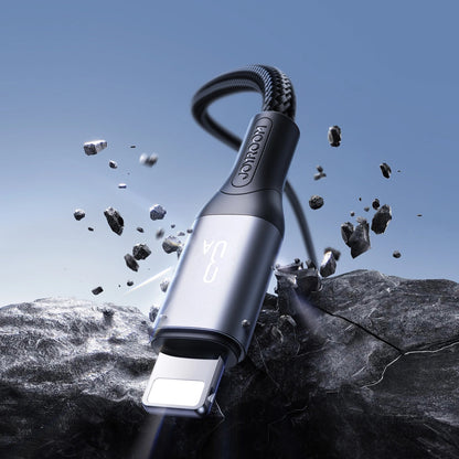 Cabo de Dados e Carregamento USB-A - Lightning Joyroom S-A28 Flash, 18W, 2m, Preto