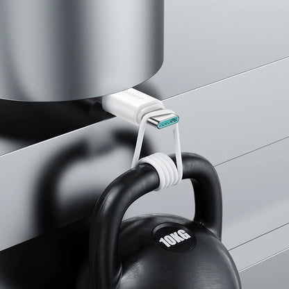 Cabo de Dados e Carregamento USB-A - USB-C Joyroom S-A9, 20W, 1m, Branco