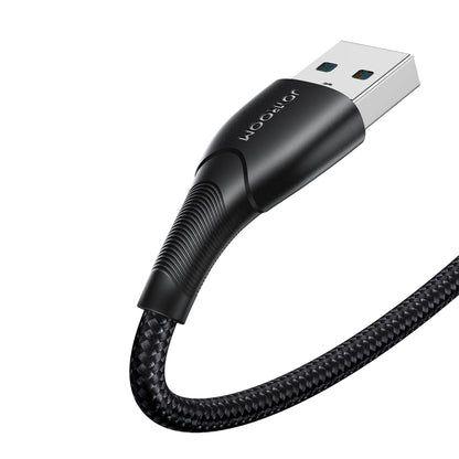 Cabo de Dados e Carregamento USB-A - USB-C Joyroom S-A32, 100W, 1m, Preto