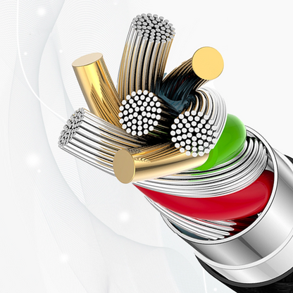 Cabo de Dados e Carregamento USB-C - USB-C Dudao L9C Max, 240W, 2m, Branco