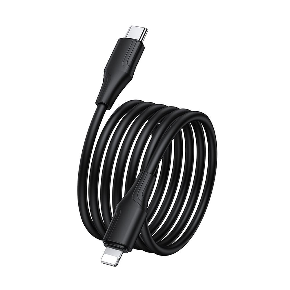 Cabo de Dados e Carregamento USB-C - Lightning HOCO X124, 27W, 1m, Preto