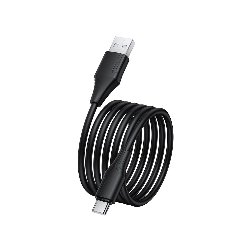 Cabo de Dados e Carregamento USB-A - USB-C HOCO X124, 18W, 1m, Preto