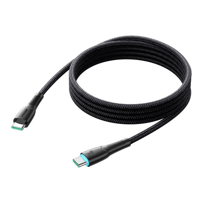 Cabo de Dados e Carregamento USB-C - USB-C Joyroom S-A32, 60W, 1m, Preto