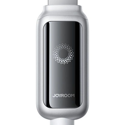 Cabo de Dados e Carregamento USB-C - USB-C Joyroom S-A55 StarFlight Display, 100W, 1.2m, Branco