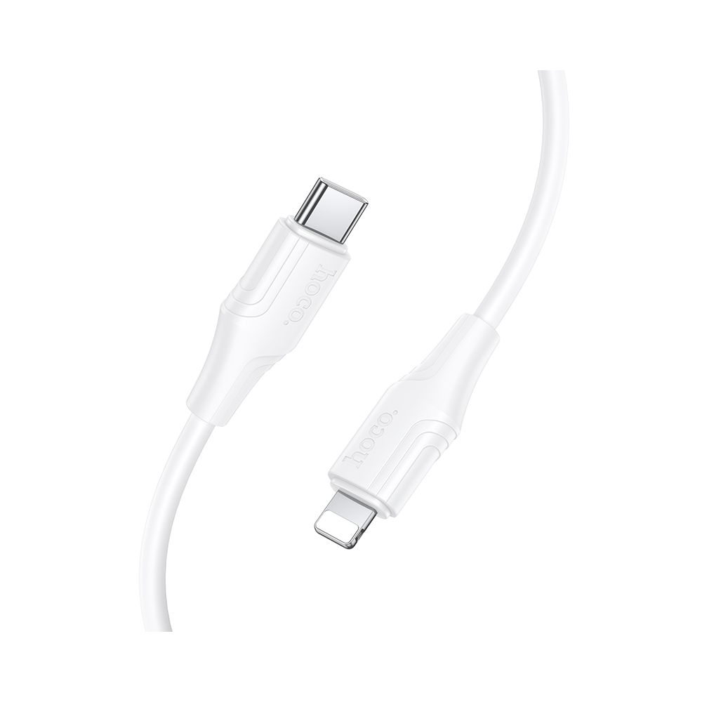 Cabo de Dados e Carregamento USB-C - Lightning HOCO X124, 27W, 1m, Branco