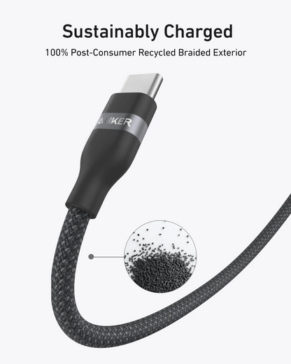 Cabo de Dados e Carregamento USB-C - USB-C Anker, 240W, 1.8m, Preto A82E2H12