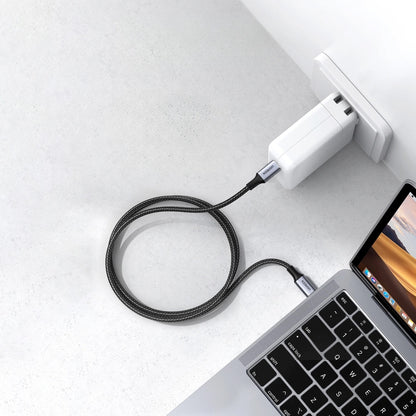 Cabo de Dados e Carregamento USB-C - USB-C UGREEN US316, 100W, 0.5m, Cinzento