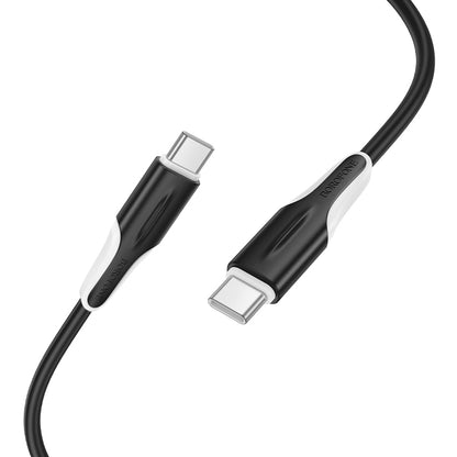 Cabo de Dados e Carregamento USB-C - USB-C Borofone BX119 New, 60W, 1m, Preto