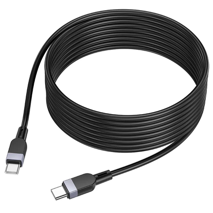 Cabo de Dados e Carregamento USB-C - USB-C HOCO X109, 60W, 2m, Preto