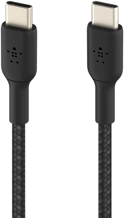 Cabo de Dados e Carregamento USB-C - USB-C Belkin BoostCharge Pro, 60W, 2m, Preto CAB004bt2MBK