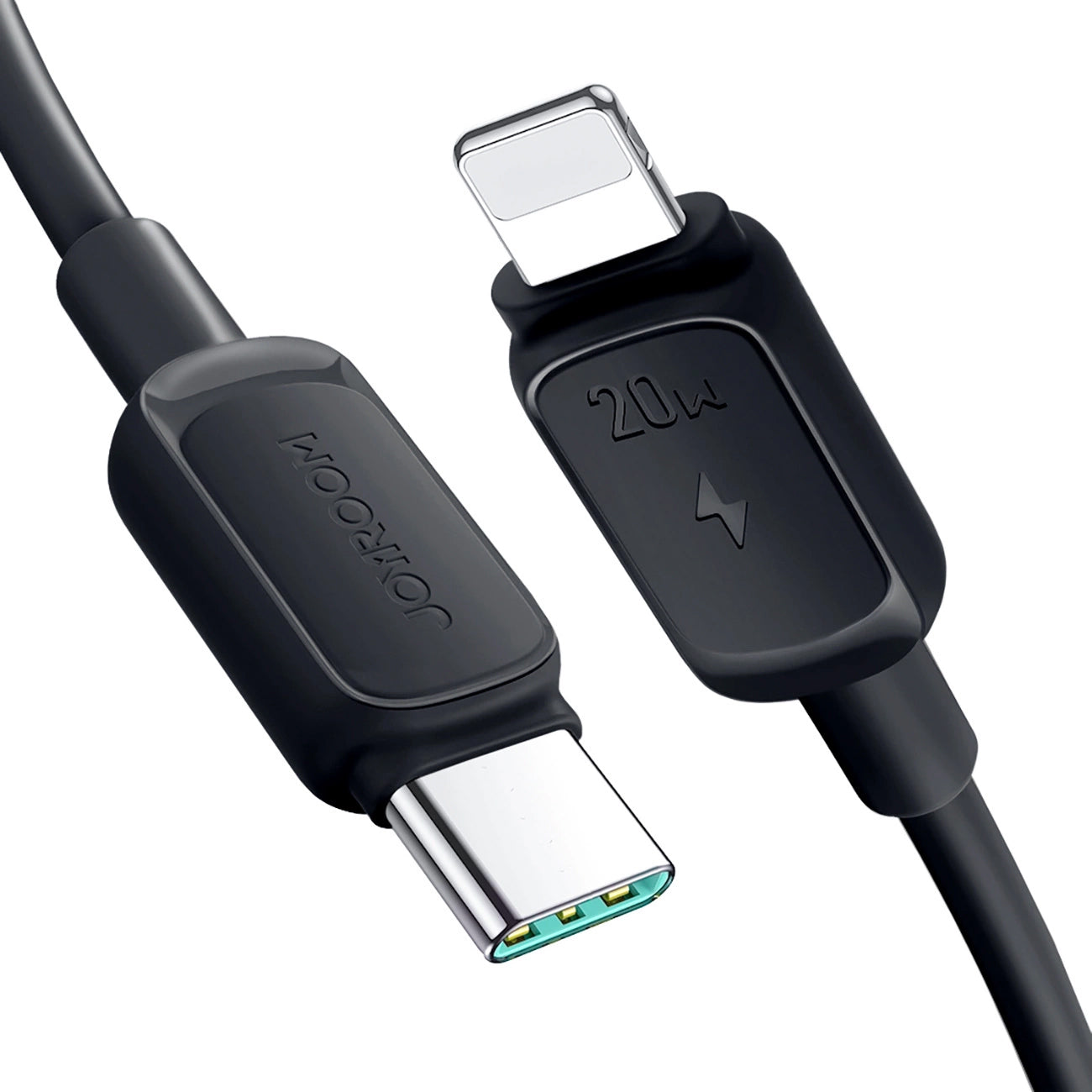 Cabo de Dados e Carregamento USB-C - Lightning Joyroom A14, 20W, 1.2m, Preto