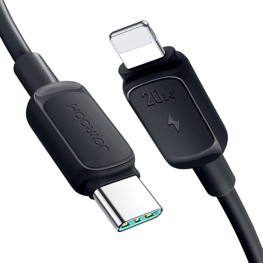 Cabo de Dados e Carregamento USB-C - Lightning Joyroom A14, 20W, 1.2m, Preto
