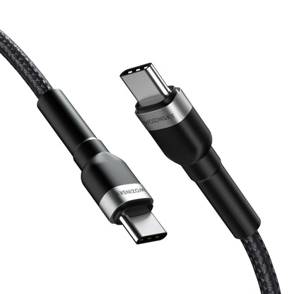 Cabo de Dados e Carregamento USB-C - USB-C WZK WNBCC2, 65W, 2m, Preto