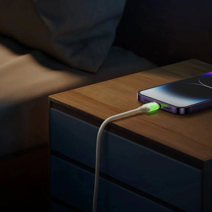 Cabo de Dados e Carregamento USB-C - Lightning Joyroom S-A53, 30W, 2m, Bege