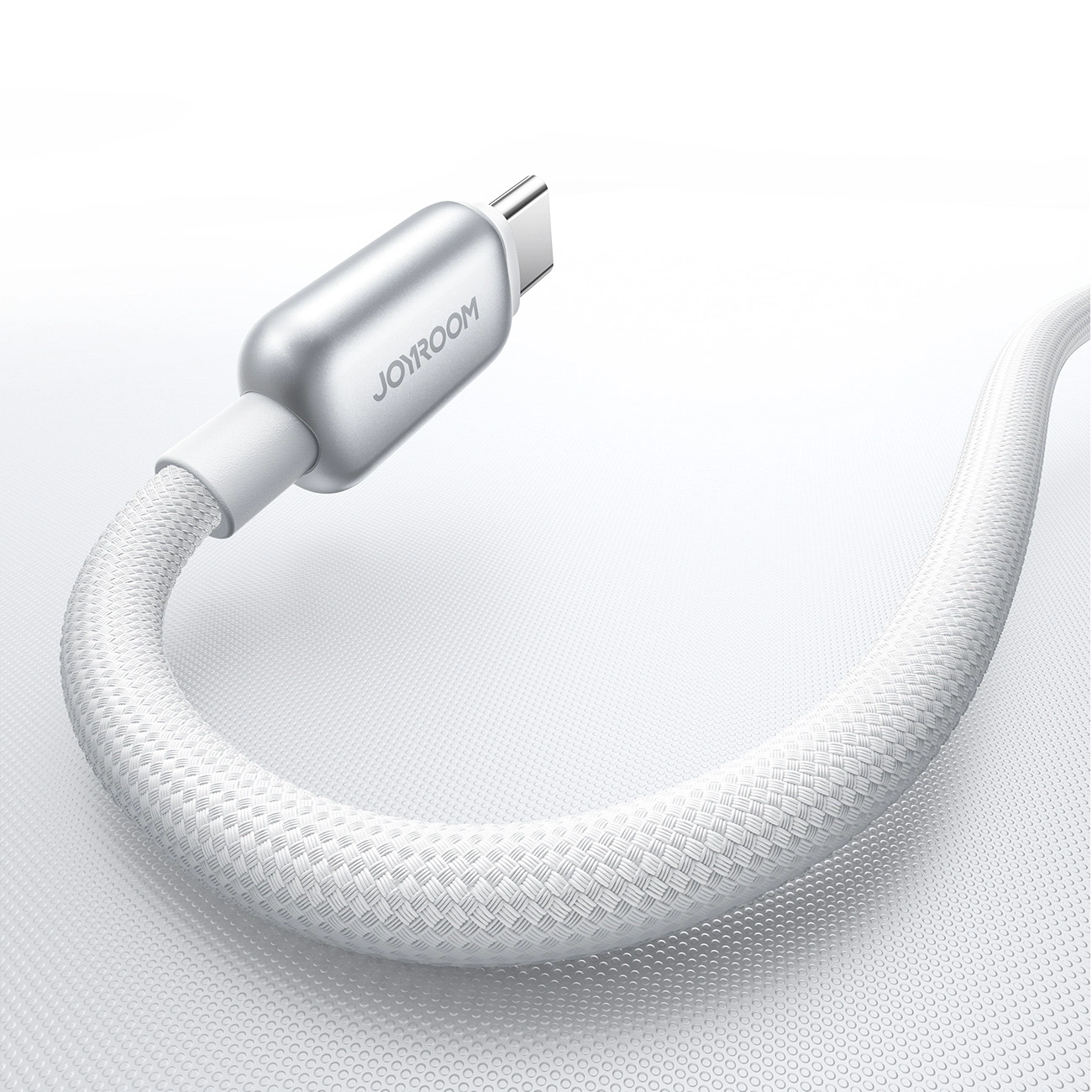 Cabo de Dados e Carregamento USB-C - Lightning Joyroom S-A55 StarFlight Display, 30W, 1.2m, Branco