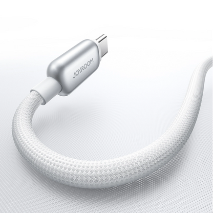 Cabo de Dados e Carregamento USB-C - Lightning Joyroom S-A55 StarFlight Display, 30W, 1.2m, Branco